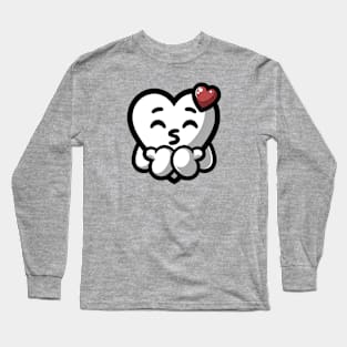 lovely adorable mascot love Long Sleeve T-Shirt